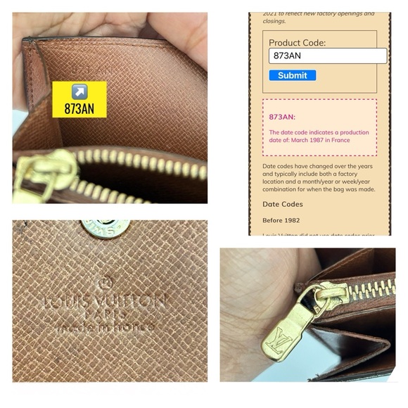 Vintage LOUIS VUITTON Monogram Canvas Sarah Women’s Long Wallet Brown Pr… - Picture 3 of 16